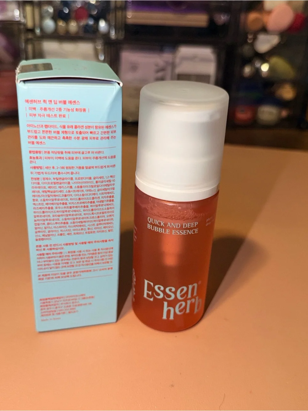 Essenherb Quick and Deep Bubble Essence, 3.27 oz